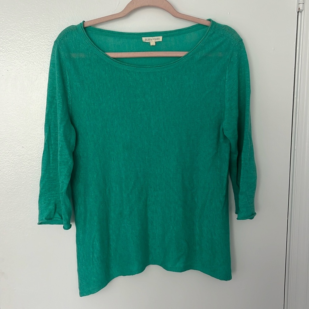 Eileen fisher coral top